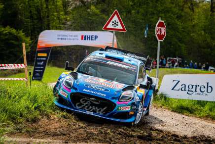 Ford in azione nel Rally di Croazia 2023