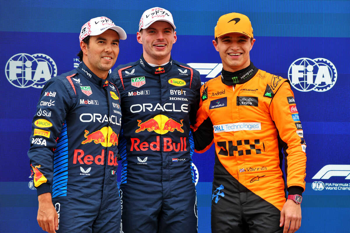 Verstappen, Perez e Norris. La top-3 delle qualifiche del GP del Giappone 2024