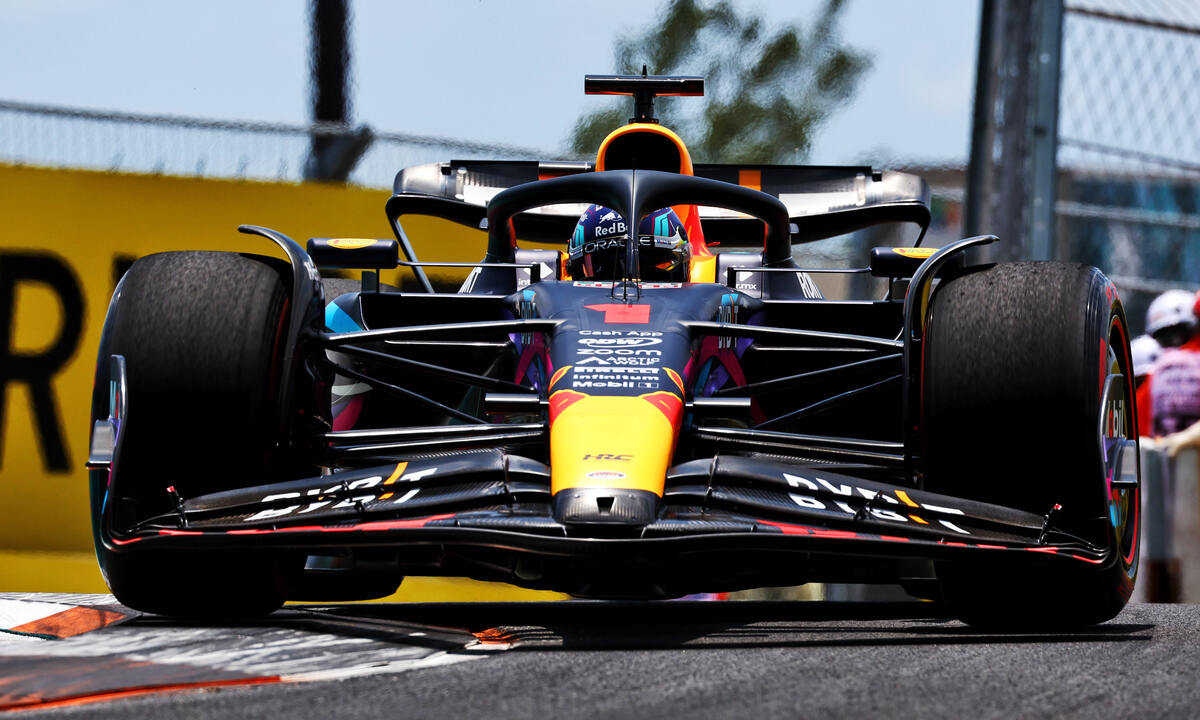 Verstappen sulla Red Bull a Miami