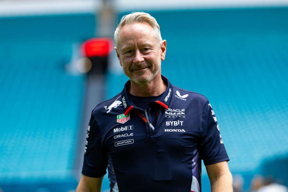 Jonathan Wheatley nel paddock del GP di Miami 2024