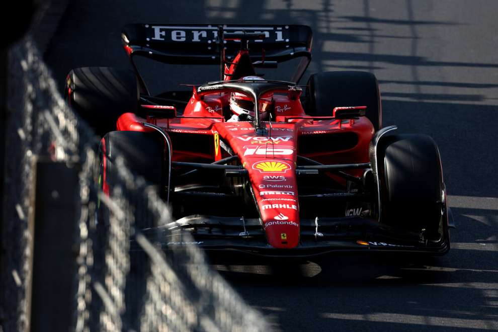 Leclerc in Monaco in 2023