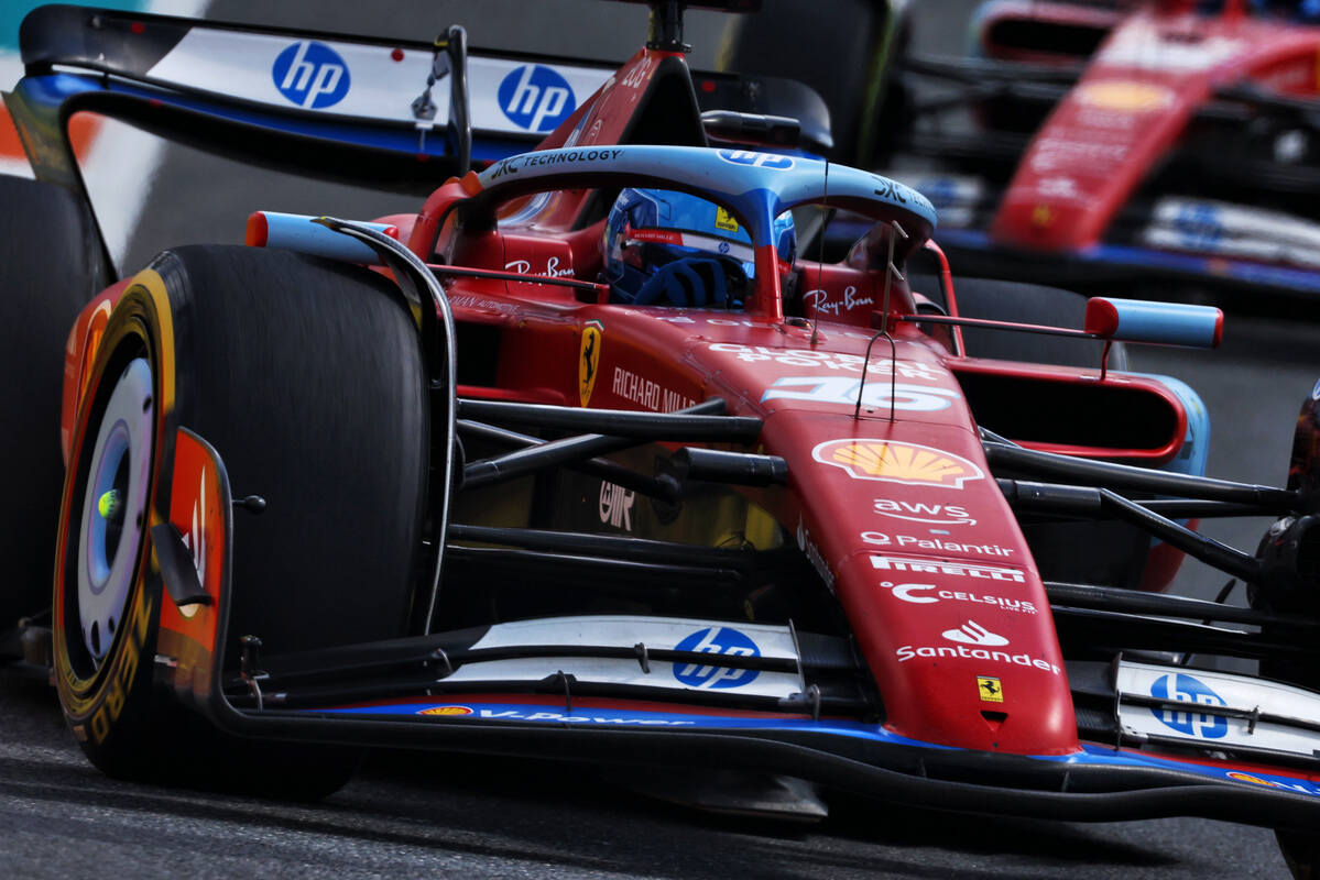 Leclerc (Ferrari) a Miami