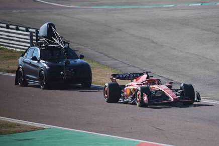 Charles Leclerc filming day Ferrari 2024 a Fiorano