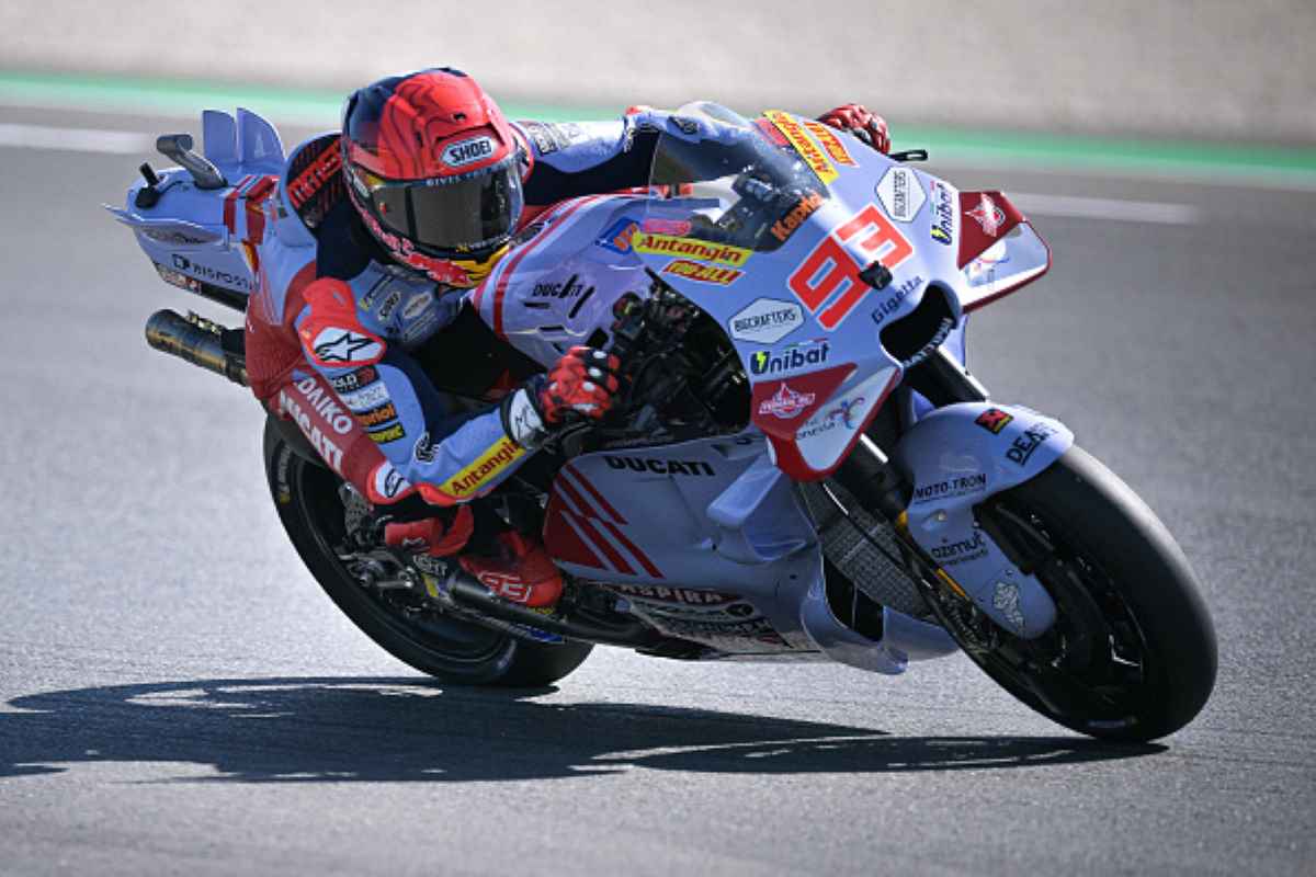 Marc Marquez durante le FP1 di Le Mans