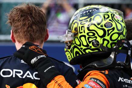 Verstappen si complimenta con Norris