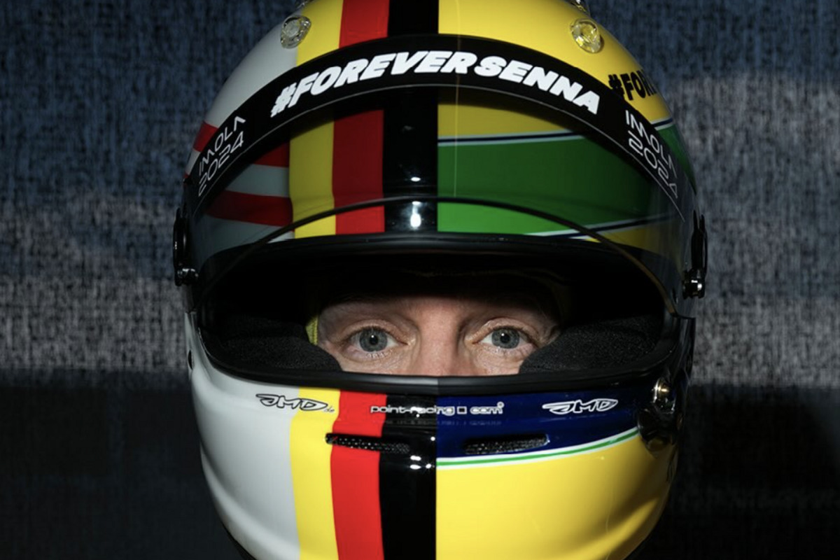 Vettel, anche il casco è un omaggio a Senna e Ratzenberger