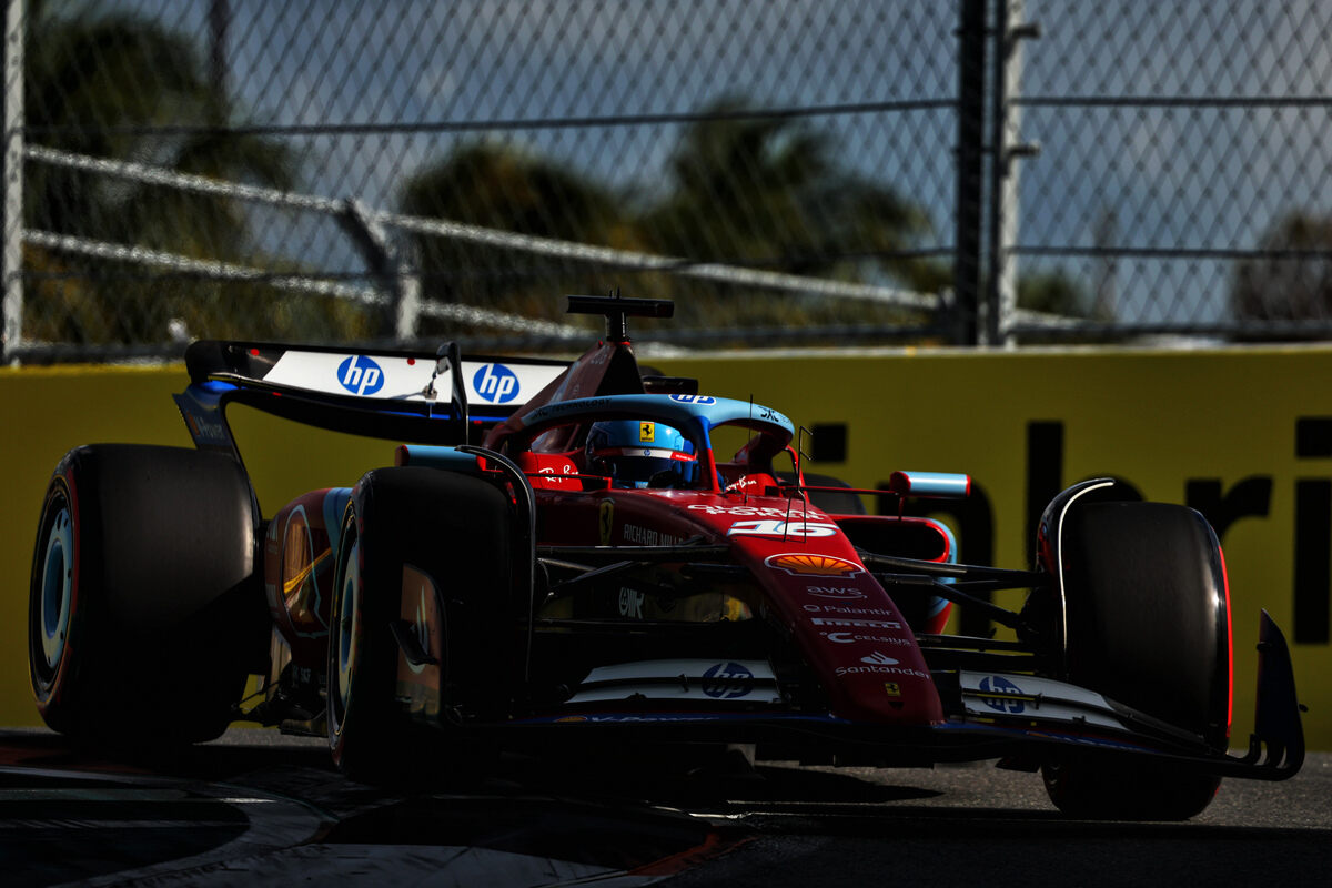 Charles Leclerc nella Sprint di Miami