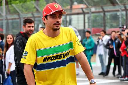 Charles Leclerc a Imola nel ricordo di Ayrton Senna