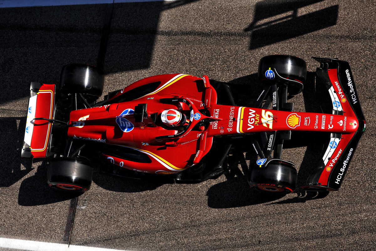 Charles Leclerc durante le FP2 di Imola