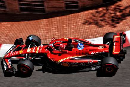 Leclerc nelle qualifiche del GP di Monaco