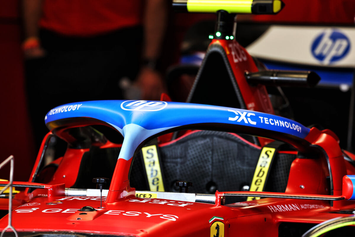 Halo della Ferrari per il GP di Miami 2024