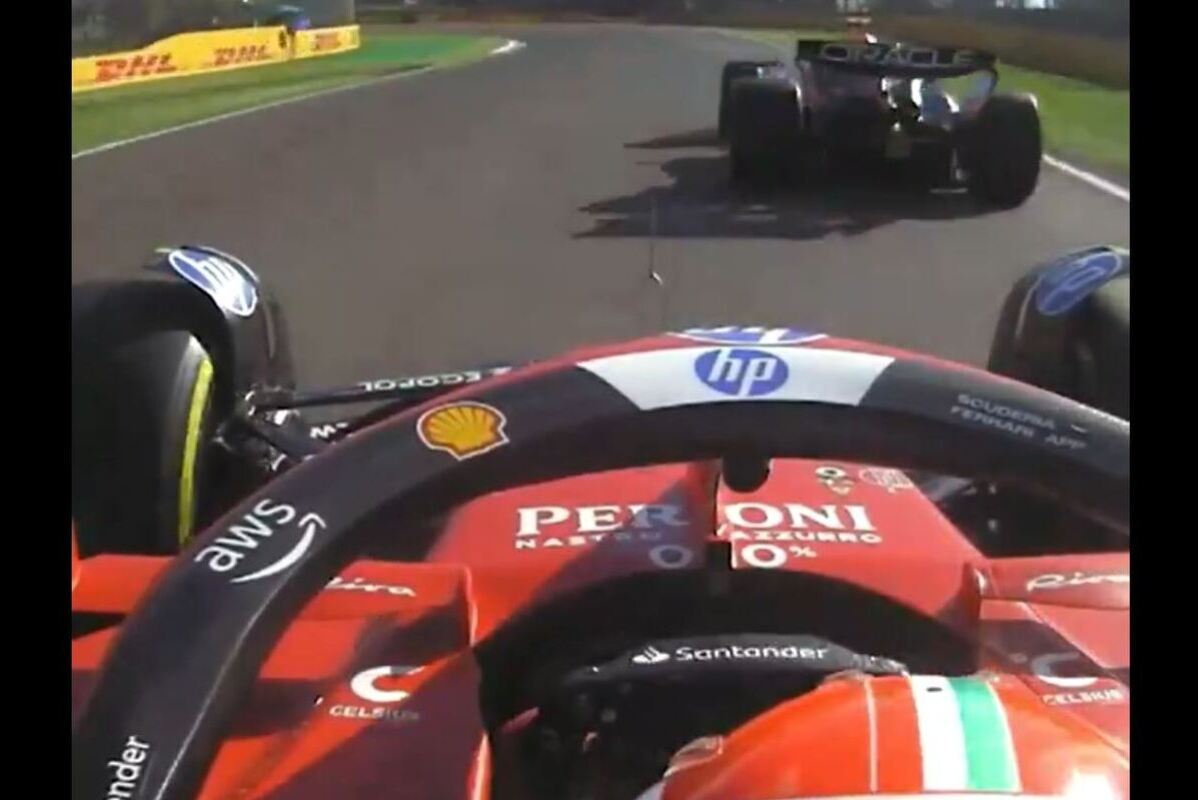 Leclerc ostacolato da Perez nelle FP2 ad Imola