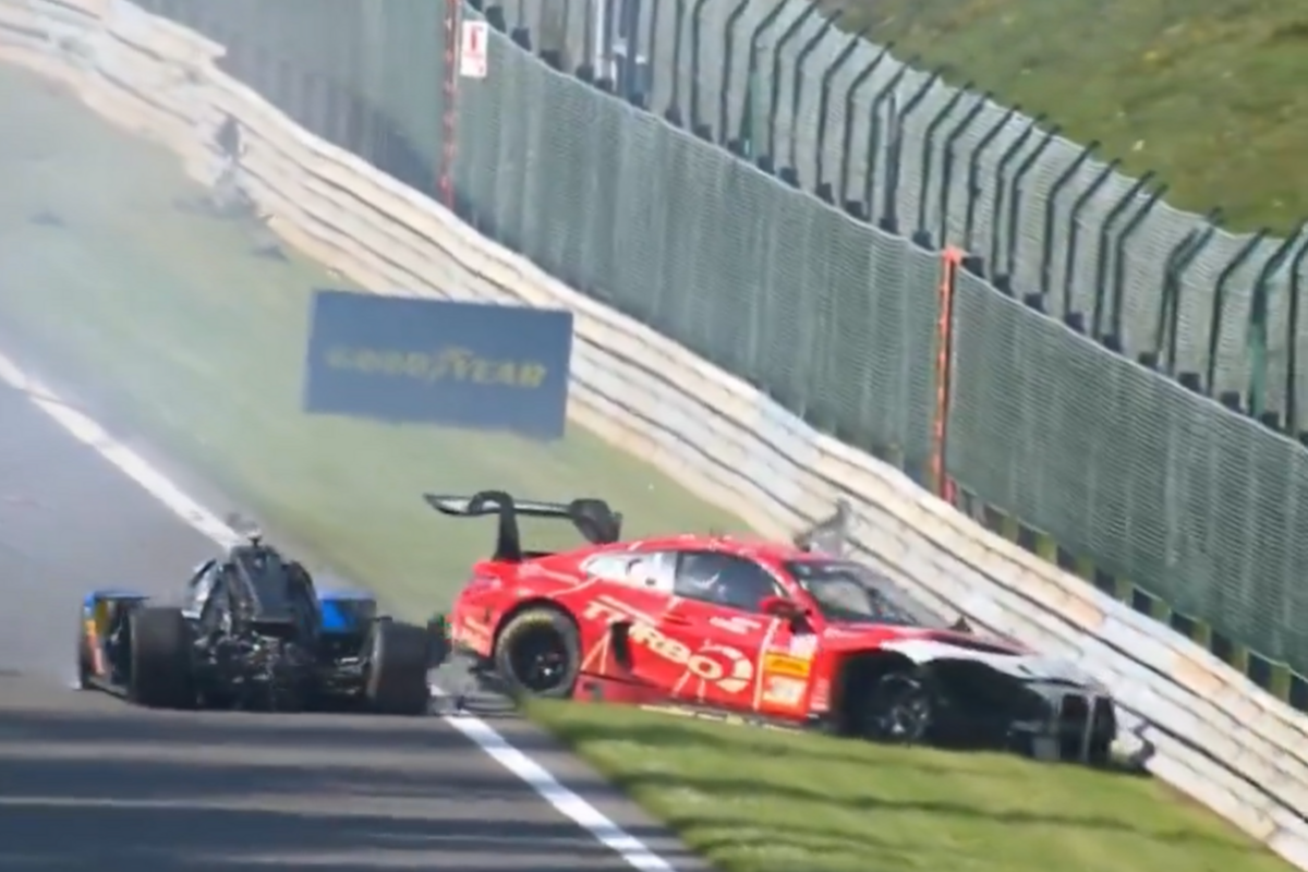 Incidente a Spa WEC 2024