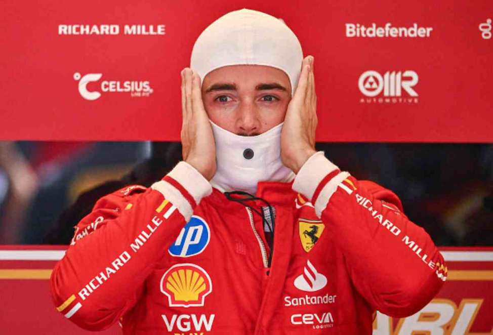 Charles Leclerc durante le qualifiche del Gran Premio d'Austria