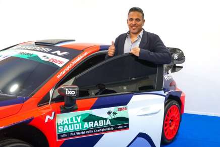 Annuncio del Rally dell'Arabia Saudita