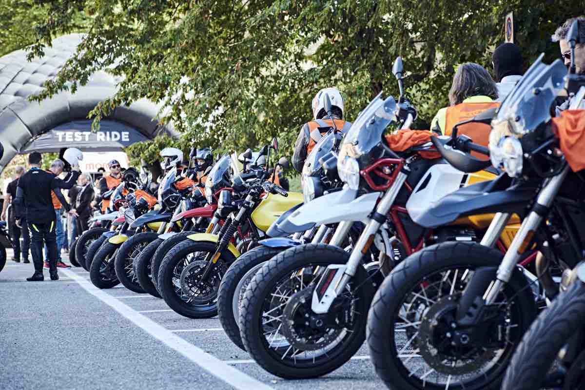 Un'immagine del Moto Guzzi Open House del 2023