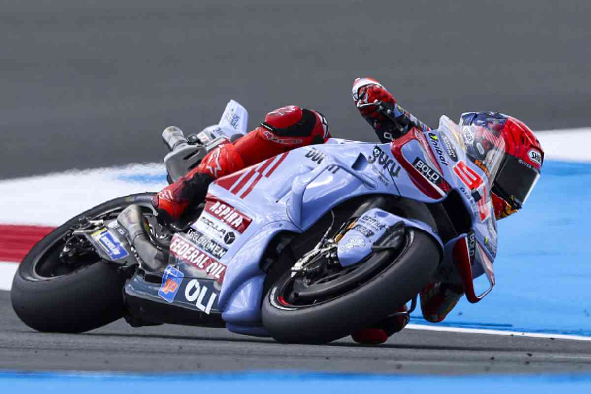 Marc Marquez durante le prove del Gran Premio d'Olanda 2024