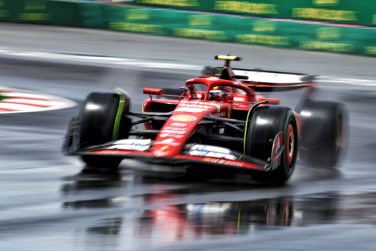 Sainz in Canada con la Ferrari