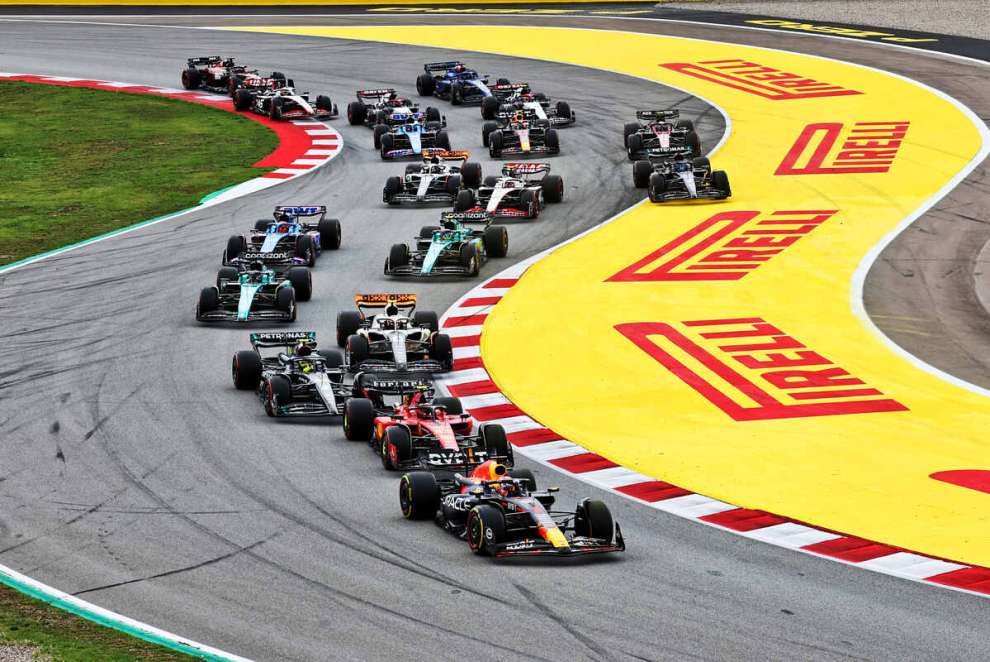 La partenza del GP di Spagna di F1