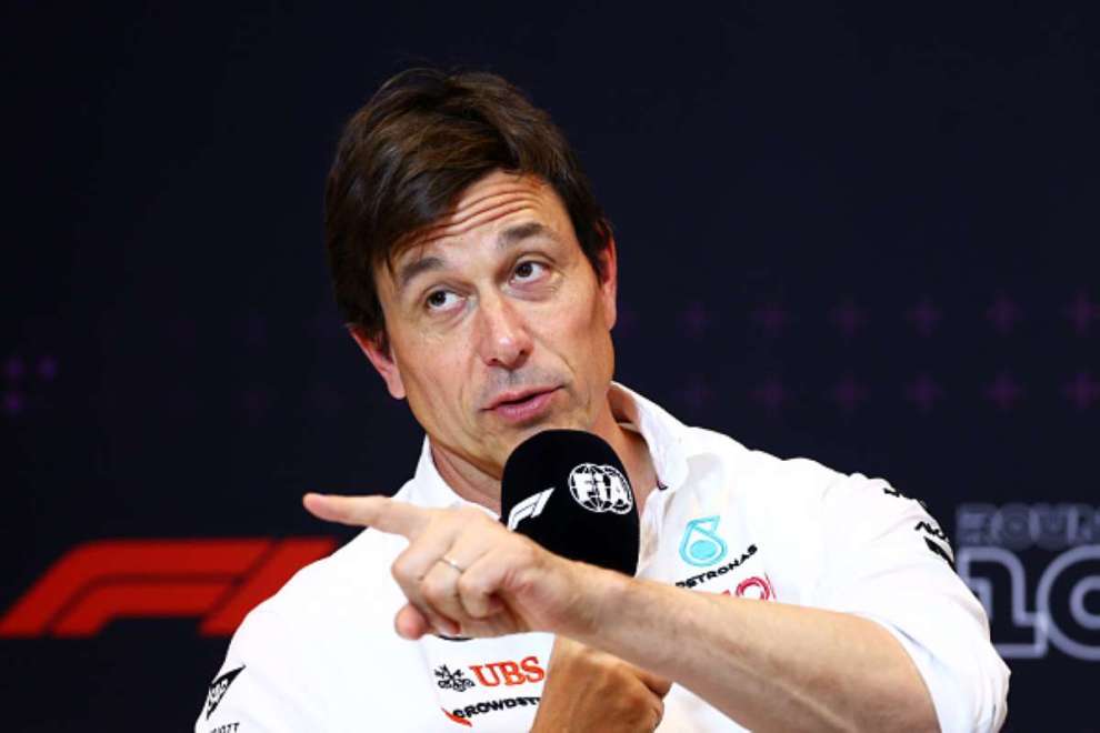 Toto Wolff nella conferenza stampa del GP di Spagna 2024