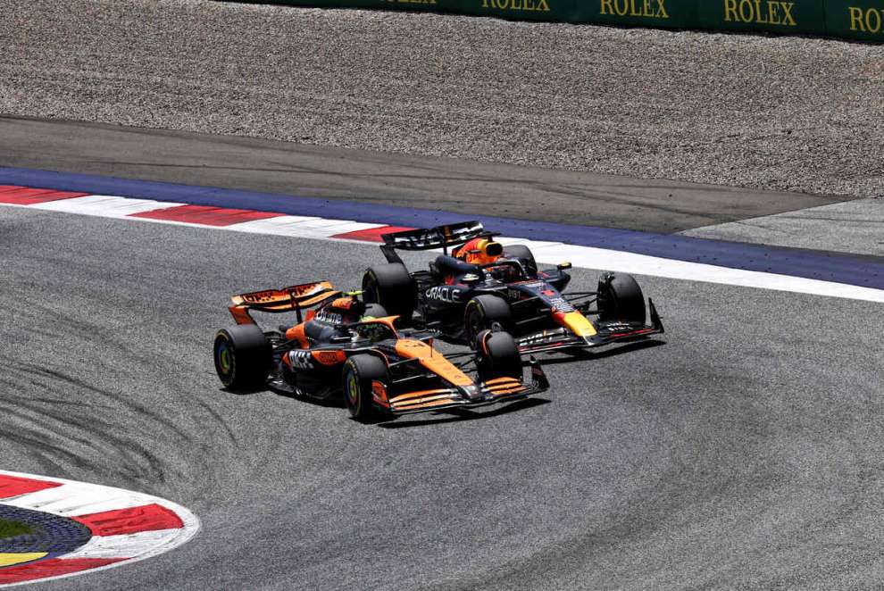 Verstappen-Norris duel