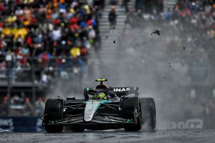 Hamilton sul tracciato bagnato di Montreal