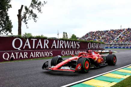 Charles Leclerc (Ferrari) in azione durante le prove libere del GP Canada 2024