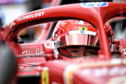 Charles Leclerc nelle qualifiche del GP del Canada