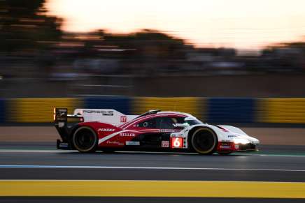 Porsche Penske #6 nelle prove della 24h di Le Mans 2024