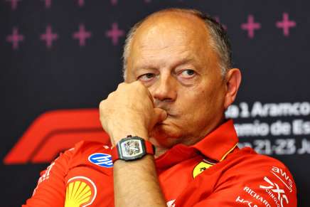 Frederic Vasseur in conferenza stampa del GP di Spagna