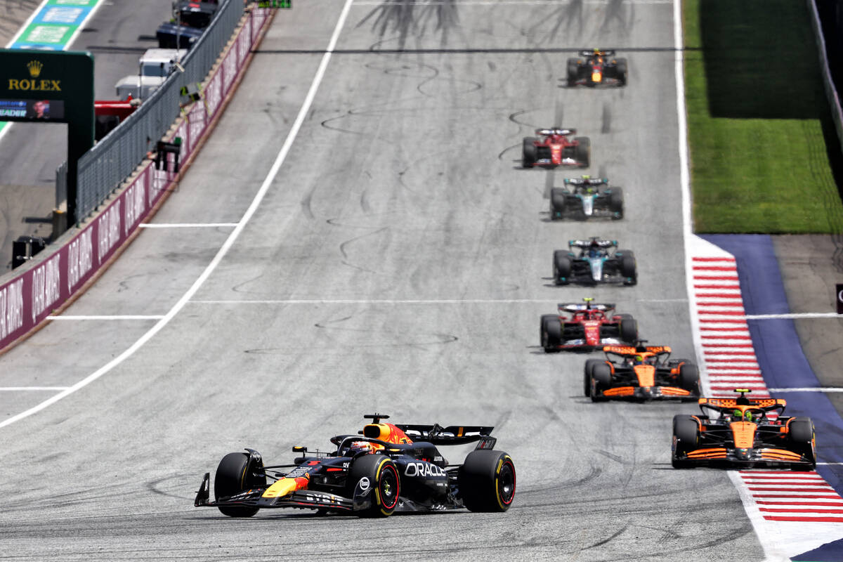 La partenza della Sprint F1 in Austria