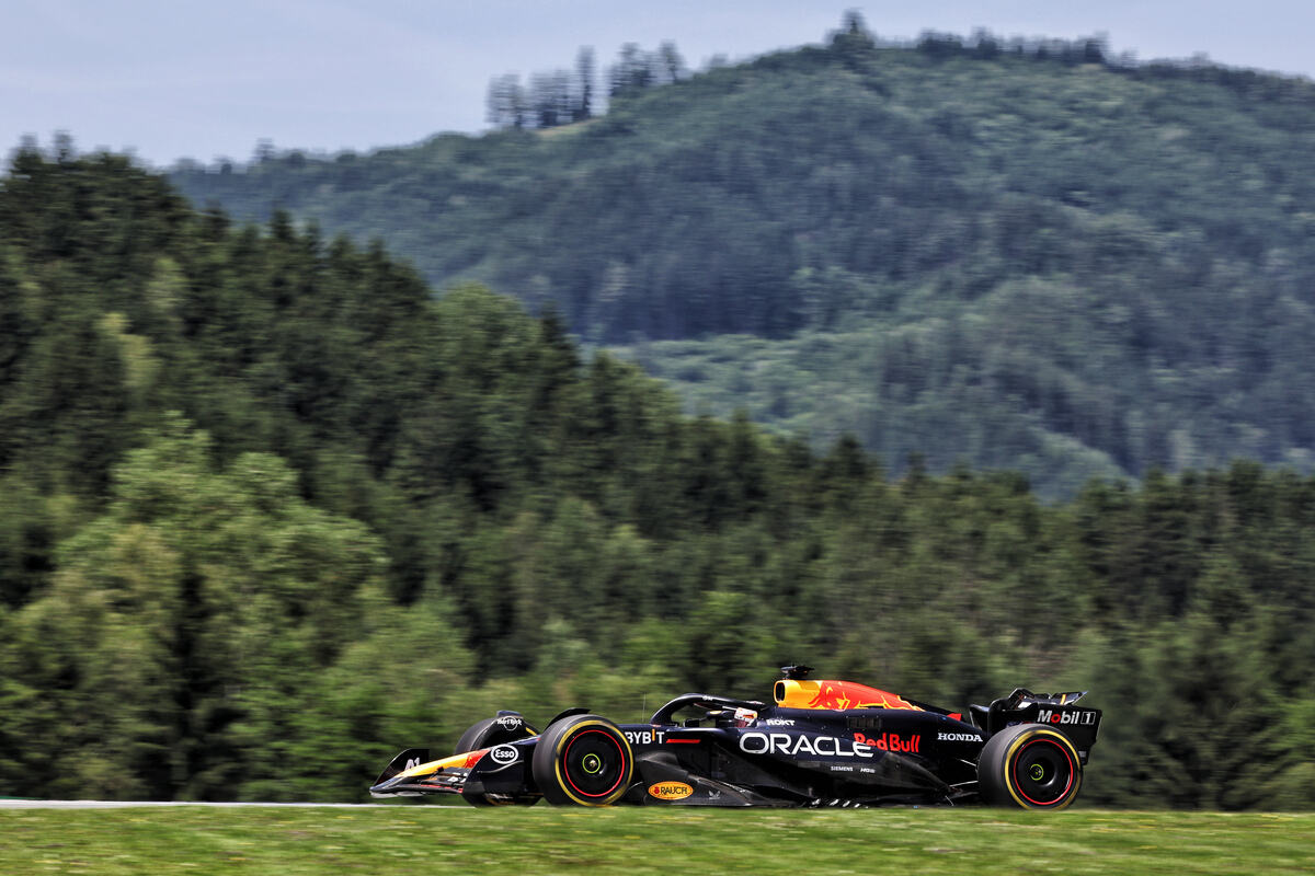 Verstappen nelle qualifiche del GP d'Austria 2024