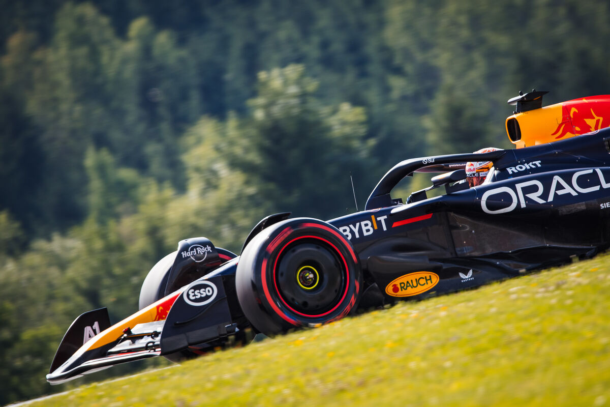 Verstappen nelle qualifiche del GP d'Austria 2024