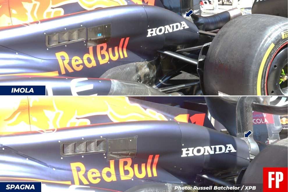 Red Bull bonnet comparison