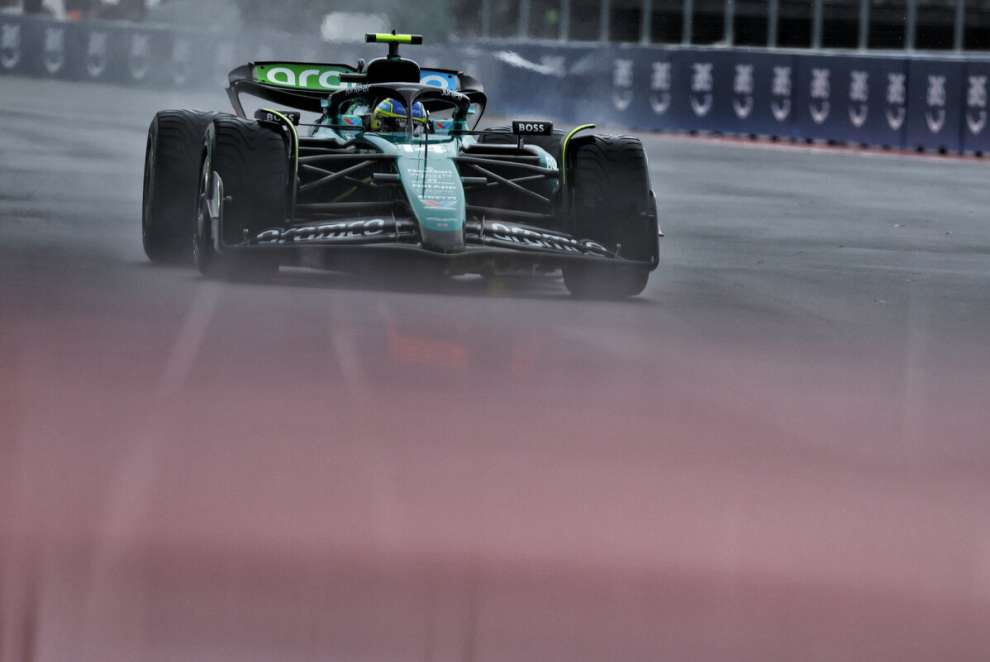 Fernando Alonso durante le FP2 del GP Canada 2024