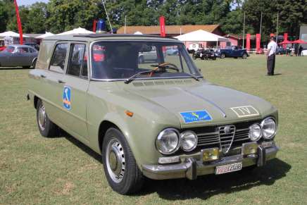 La Giulia della Polizia al "The Reb Concours"