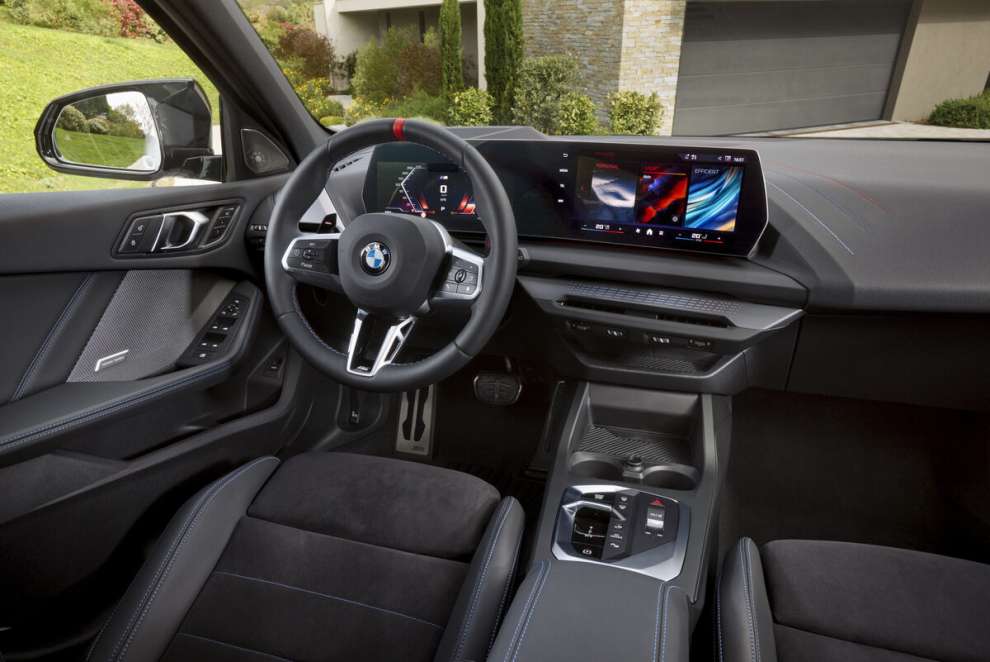 Interior of the new BMW 1 Series