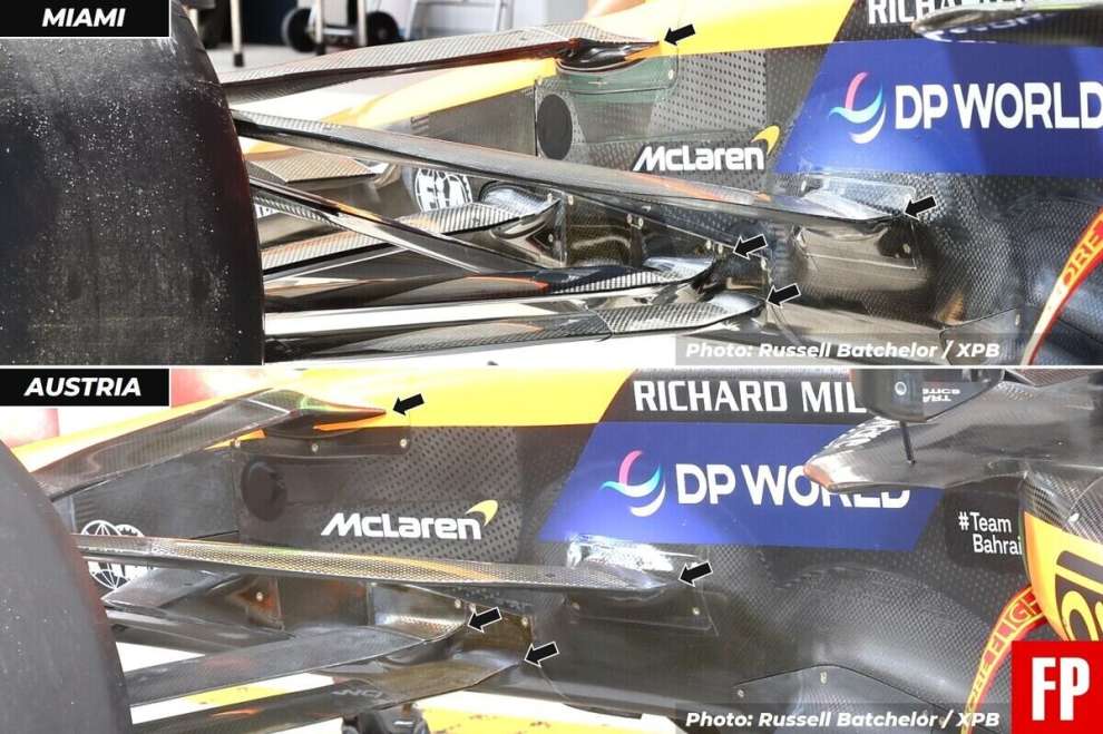 McLaren F1 aggiornamenti Austria