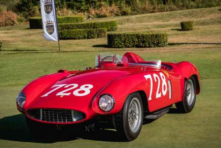 La Ferrari barchetta che Piero Taruffi guidò alla Mille Miglia del 1956