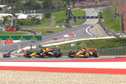 Incidente Verstappen Norris in Austria