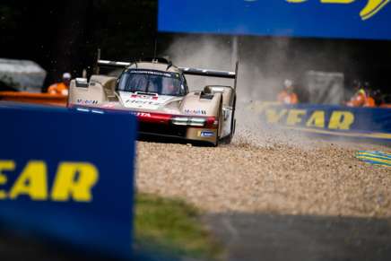 La vettura del team Jota-Porsche #12 alla 24 ore Le Mans 2024