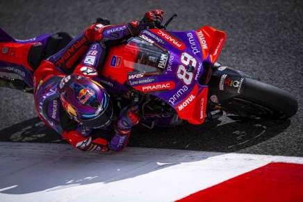 Jorge Martin nel corso delle Prove del Mugello