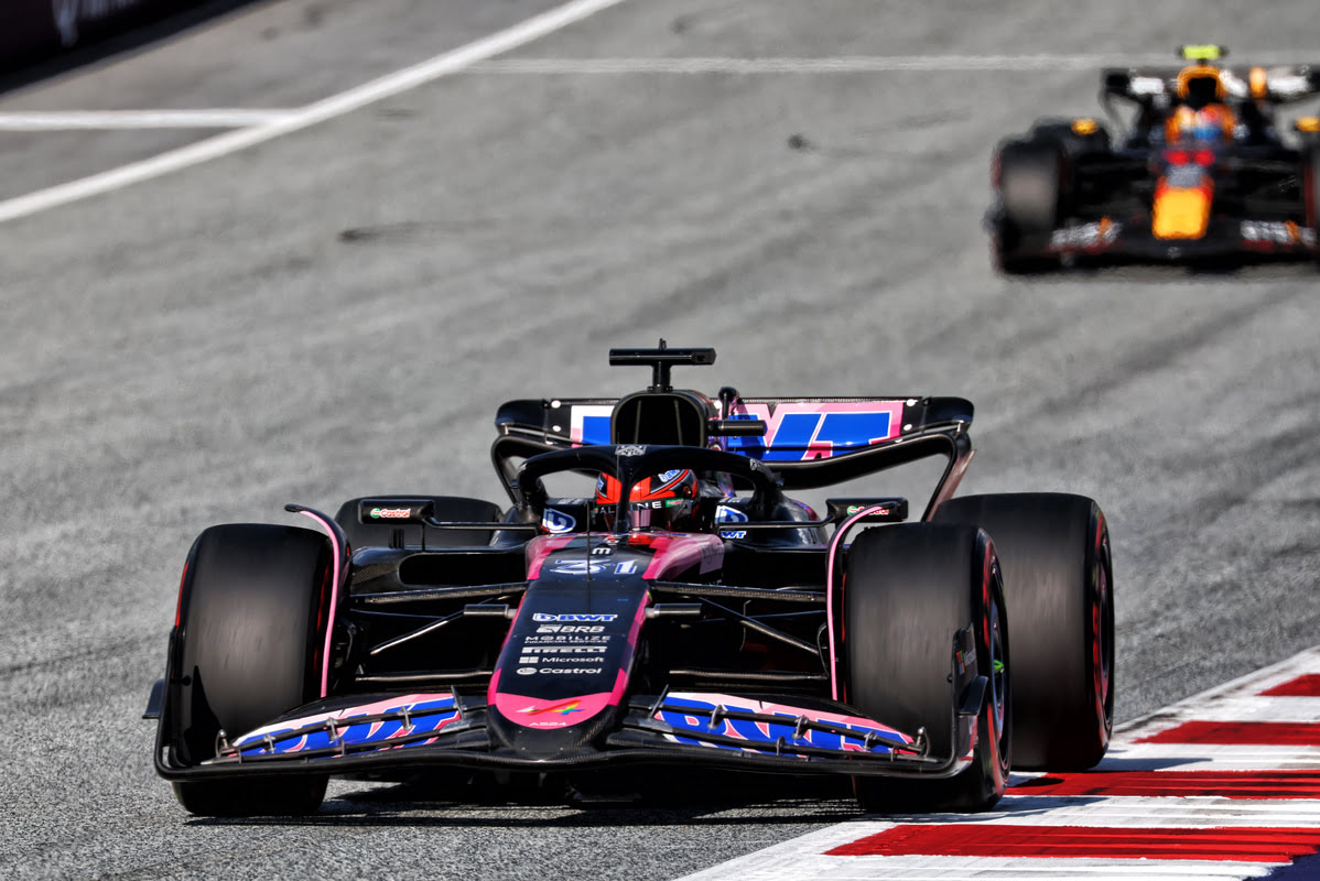 L'Alpine di Ocon precede la Red Bull di Perez nella SQ3 del GP d'Austria