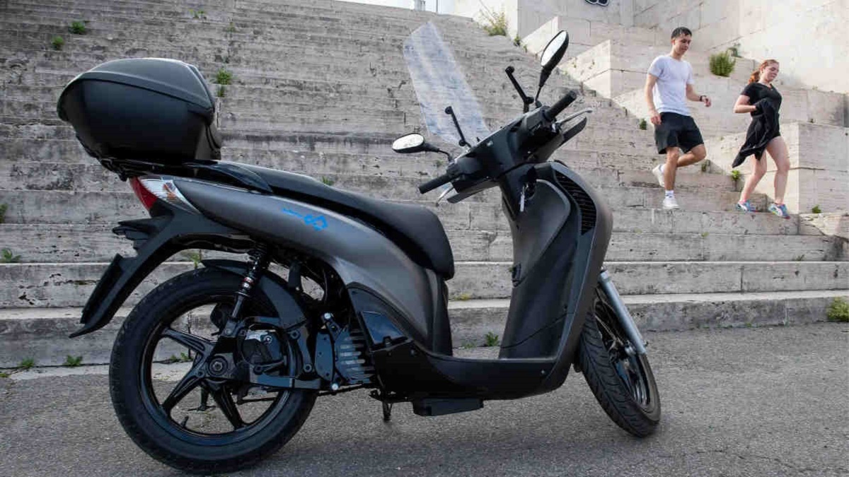 Uno scooter termico trasformato in elettrico dalla Talet-e