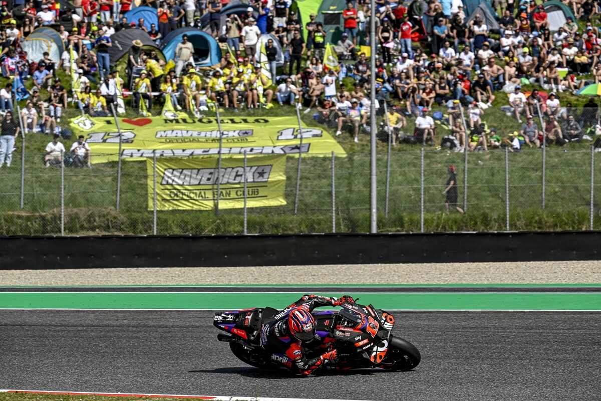 Vinales di fronte ai suoi tifosi al Mugello