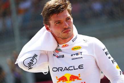 Verstappen durante il weekend del GP d'Austria