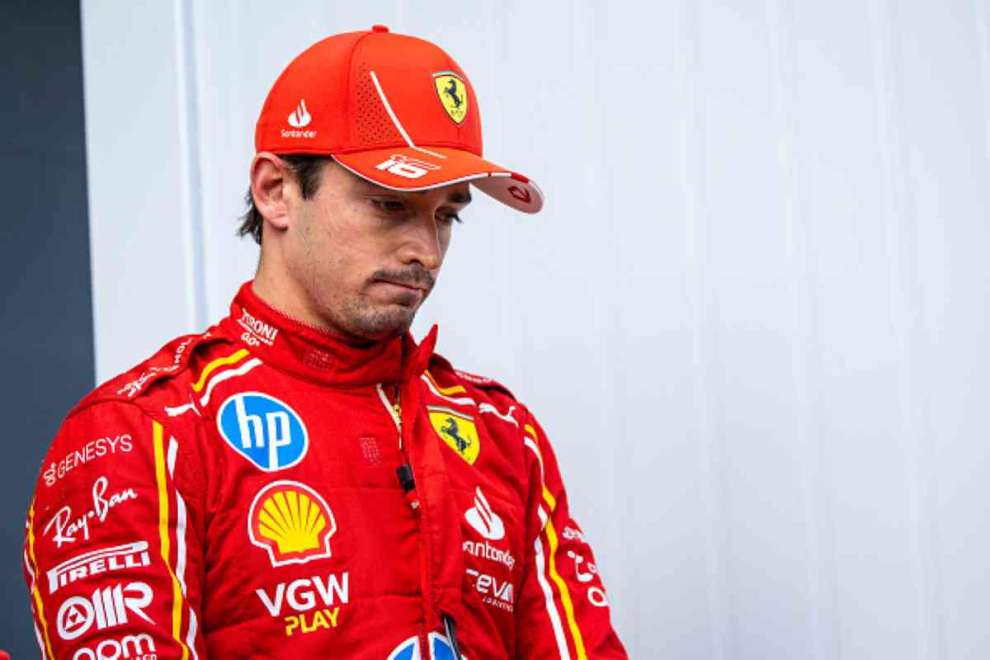 Charles Leclerc durante le qualifiche del Gran Premio di Gran Bretagna 2024