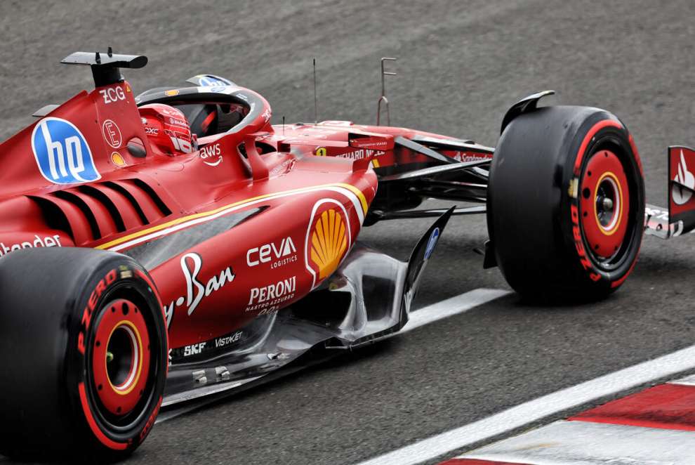 Leclerc (Ferrari) in Ungheria