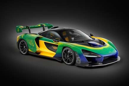 Un’immagine della McLaren Senna