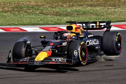 Verstappen dopo il decollo in Ungheria